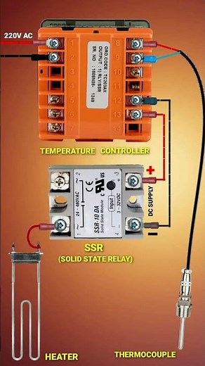 solid state relay connection || SSR || temperature controller || smart Electrical