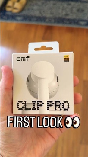 First look: CMF Clip Pro - $99 wireless clip-on earbuds