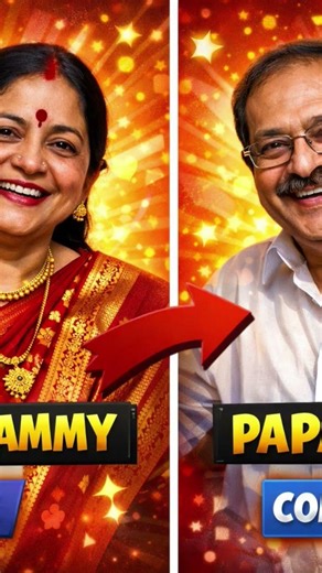 mom and dad look love❤