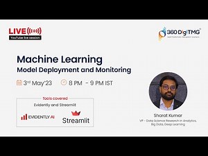 Machine Learning Model Deployment and Monitoring with Streamlit and Evidently | 360digiTMG