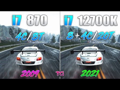 i7 1st 870 vs i7 12th 12700K - 12 Years Difference