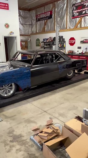632 Cubic Inch 10-71 BDS Blower Chevy Nova Drag Car