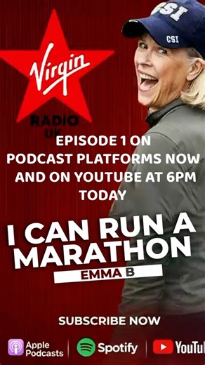From “I’m not a runner” to marathon finisher. Helen Thorn (Scummy Mummies) on how running changed everything! New episode of I Can Run A Marathon with Emma B is out today. Watch on Virgin Radio’s YouTube Channel from 6pm, or listen on Apple & Spotify now! #londonmarathon2026 #virginradioUK #emmab #britishheartfoundation #podcast | Virgin Radio UK