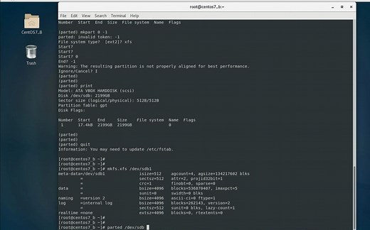 CentOS7挂载2TB以上磁盘的操作（这次我添加了背景音乐）