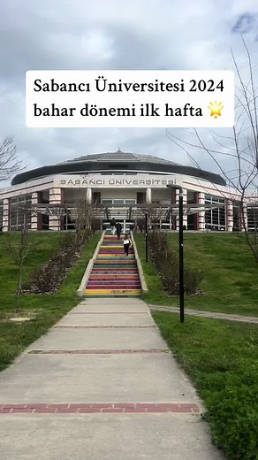 Sabancı Üniversitesi'nde bahar dönemi 🌸 #sabancıüniversitesi #university #kampüsturu #universitylife