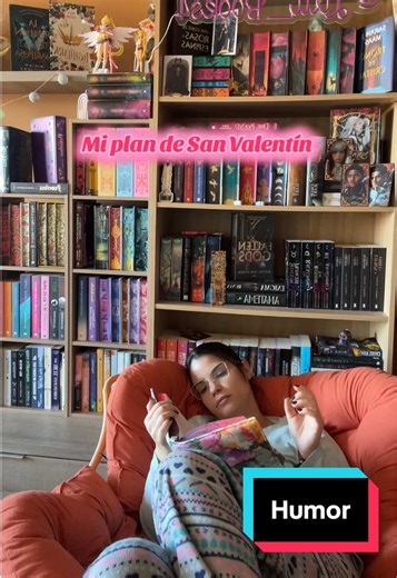 Mi plan de San Valentín 💜 #sanvalentin #libros #booktok #humor #gatos
