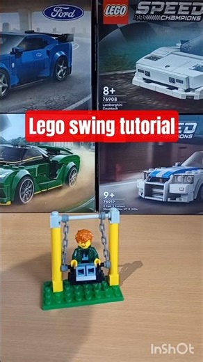 Tutorial: how to build a lego swing #lego #legobuild #legocity #tutorial