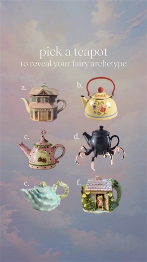 Teasea on Instagram: "a. you’re Wisteria 🌸 you spend your days tending mystical gardens, practicing soft ballet steps between the willow trees, and humming spells into every cup you brew. her Wisteria White Tea is soft and floral and it’s 25% off with code ‘Snowflake’. b. you’re Ophelia 🍊 you collect sunlight in glass jars, write love letters that turn into butterflies, and wander meadows with honey on your tongue. Ophelia Oolong suits you perfectly bright and golden and a little sweeter with 