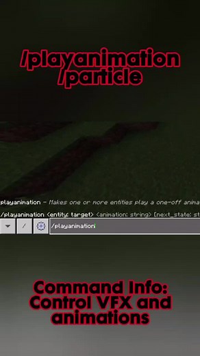 How to Use Play Animation and Particle Commands in Minecraft Bedrock