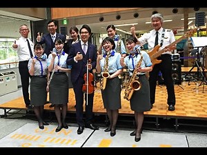 【広角版】のと里山空港開港２１周年記念イベント＆復興イベント ANA Team HND Orchestra【4K】