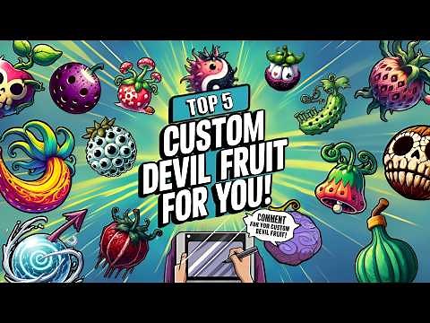 Top 5 ONE PIECE Custom Devil Fruits! #anime #onepiece #500subs