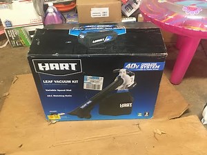 Walmart Clearance unboxing Hart Leaf Vacuum Kit 40volt 16:1 Mulching Ratio $75