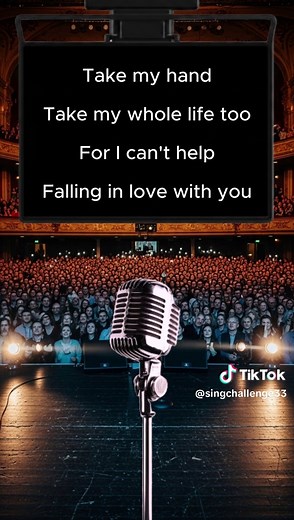 Can You Sing 'Can't Help Falling In Love'?