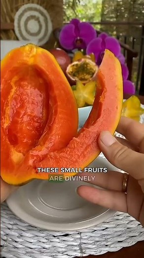 How to Eat Papaya ☀️😍
