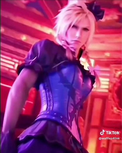 I literally just got past this part in the game, so i obviously had to edit pretty princess cloud here. #fyp #finalfantasy #cloudstrife #foryou #ff7