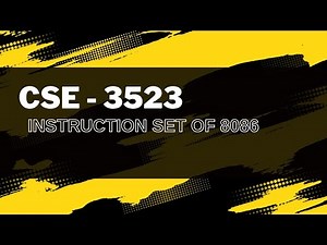 Instruction Set of 8086 Microprocessor