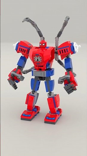 LEGO 76146 Spider-Man Mech Satisfying Speed Build #lego #robot #spiderman