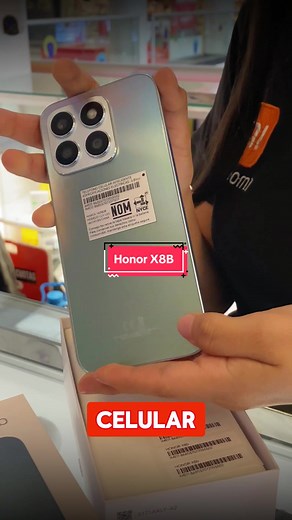 ¿Sabes todo lo que trae tu Honor X8B? 🤔📱 Mira el video y descúbrelo 🔍✨. ¡No te quedes con las ganas! Llévatelo por s/219 la inicial en el Real Plaza de Villa María del Triunfo 🛍️📍. #fyp #foryoupage❤️❤️ #Celulares #unboxing #honorx8b