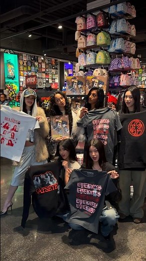 run don't walk to Hot Topic for exclusive merch available now 🖤 #KATSEYE