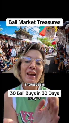 Bali’s markets hide treasures if you know what to look for. 🛍️ Silver jewellery from Celuk Village. Batik sarongs in every colour. Woven baskets and rattan bags. Hand-carved wooden pieces. And the funkiest market clothes for kids. The best souvenirs aren’t in the malls — they’re in the markets. Save this or send it to yourself so you don’t forget where to shop next trip! 💛 And don’t forget — declare everything when you land back in Australia. | Chad and Mia - Bali Family Travel