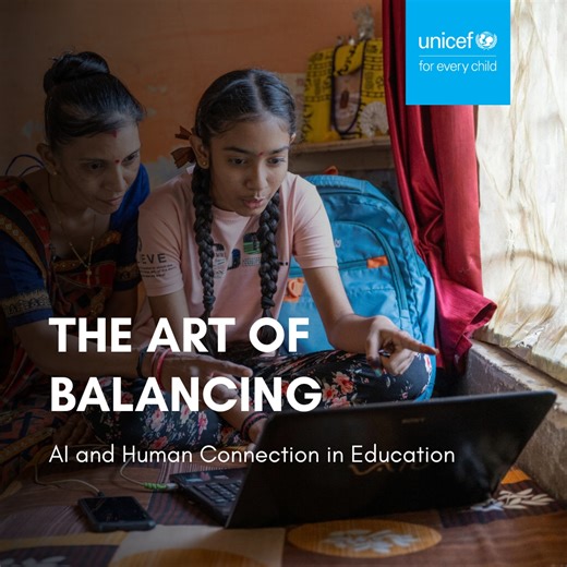 6.2K views · 67 reactions | Education isn't just about technology—it's about choices. This #EducationDay, let's celebrate how education empowers us to guide AI with purpose, keeping humanity at its heart. #ForEveryChild, education | UNICEF India | Facebook