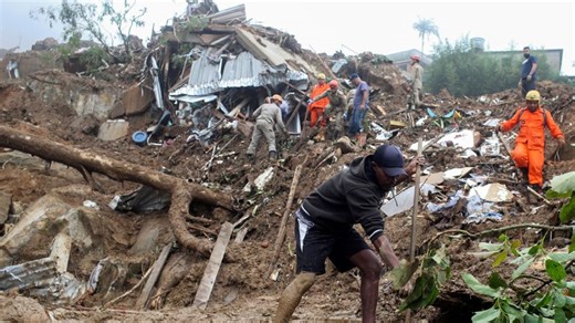 Devastating mudslides hit Brazil