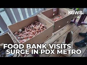 Portland metro area food banks see surge in visitors amid SNAP cuts, federal shutdown