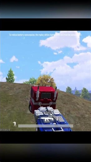 🚛 Driving Optimus Prime in BGMI 💥 Crushing Enemies on Road! #BGMI#OptimusPrime #Gameplay#Shorts#1v3