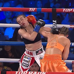 42K views · 533 reactions | Mikaela Mayer absolutley DOMINATED Saturday night  | Top Rank Boxing | Facebook