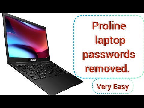 how to remove password of proline laptop password