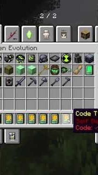 マインクラフト エイリアンエボリューションでオムニトリックスをアンロックして削除する方法