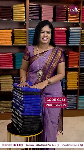 Mythili Koyam Gopal on Instagram: "❌❌ Restocked ❌❌ Premium Arani vairaooshi half n half saree Price - 699+$ Dispatch details - Ready to dispatch Contrast chith Pallu Wash care - Normal wash Note : Note: There Might be slight variations in the actual Colour of the product due to different screen Resolution 🛒 Shop now at: www.dsrsarees.com 📱 Download Our App: DSR Sarees (dsrsarees.com/connect) If you need WhatsApp assistant Kavya - 94431 43352 Shalini - 7305626399 Deepika - 9629657352 #trendingr
