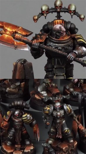 “In the IV Legion, hope is a weakness — calculation is law.” Another wave of Iron Warriors steps out from the darkness of Medrengard, shaped by iron discipline and the cold logic of siegecraft. No rage. No glory. Only the precise destruction of anything that stands before them. For this project, we pushed the corrosion, battle damage, and OSL even further — to capture that ruined-industrial look carved into every warrior of Perturabo’s sons. Armor that looks like it has never known rest, only du