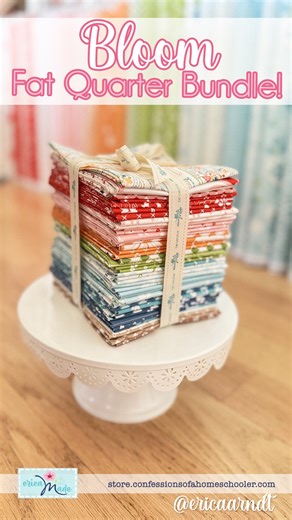 My first fabric line BLOOM is live!! 🌸🌺🌸🙌🏻 We’re almost sold out so don’t wait!! #ericaarndt #bloom #quiltersofinstagram #quilting #quiltingfabric | Erica Arndt