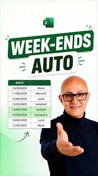 Automatically Identify Weekends in Excel