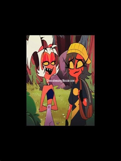 Helluva Boss but just Moxxie Cross-dressing #helluvaboss #fypシ #viral #moxxie #fypage