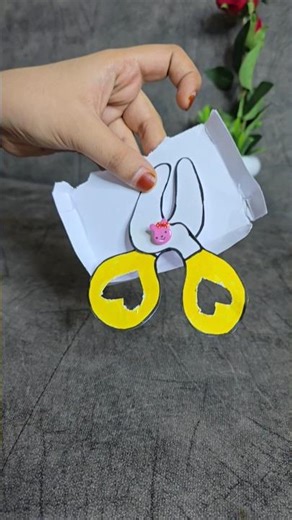 kids easy paper scissors craft video #kidscraft #youtubeshorts #art #tranding #ytshorts #craft #diy