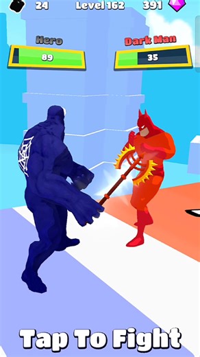 HeroVsDarkman - Symbiote Rush Level 162 #vs #symbiote #shorts