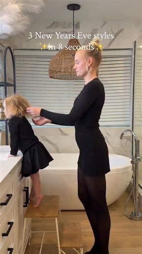 Sydne Darling | It’s NYE hair time!! ✨Adding all the sparkle to this lineup! Who’s letting their kids stay up till 12??👀🎆 #newyearshairstyles... | Instagram