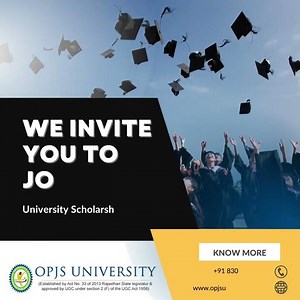 OPJS UNIVERSITY invite you to join