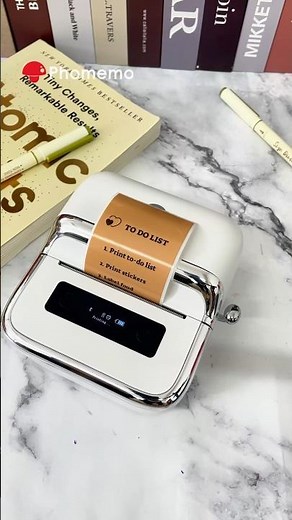 How I use my Phomemo M250 Label Maker ✨ Printing stickers,labels and to-do lists! 🤩#phomemo #label