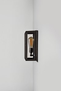 O.BTC | Small Box Wall Light 7641 (Externally Glazed)