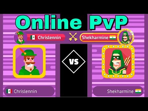 Bowmasters Online PvP Gameplay