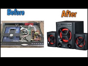 How to make an amplifier from damaged DVD player. Techno and ideas