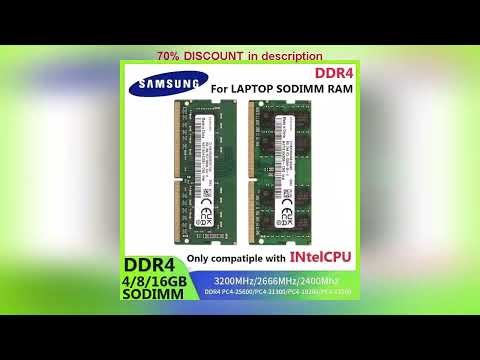 Why Everyone’s Talking About This Product! SAMSUNG Memory DDR4 SODIMM RAM 4GB 8GB 3200MHz 16GB 266