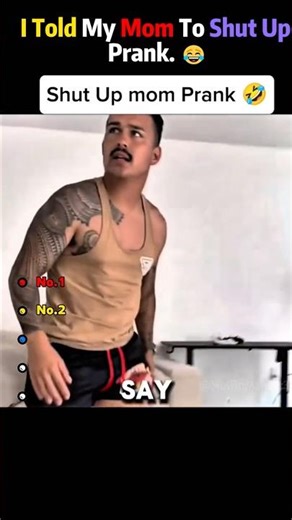 "Shut Up Mom" Prank But She Clapped Back 😂