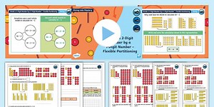 Year 3 Diving into Mastery: Step 8 Divide a 2-Digit Number by a 1-Digit Number – Flexible Partitioning Teaching Pack