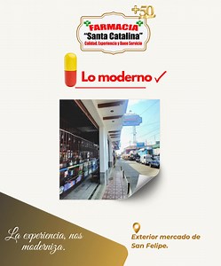 2K views | La experiencia nos moderniza. Desde hace ➕️ de 50 años, don Rafael Monterrosa ha brindado sus conocimientos en farmacia a sus clientes. 헙헮헿헺헮헰헶헮 헦헮헻혁헮 헖헮혁헮헹헶헻헮 ahora con nuevas instalaciones seguimos recomendando la mejor medicina: la de los abuelitos y la moderna. Exterior del mercado de San Felipe, lado derecho. | CANAL GÓMEZ A.P.C | Facebook