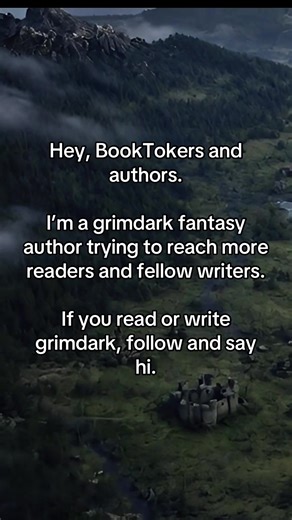Building an author platform from scratch. Grimdark fantasy, BookTok community, and creator growth: content strategy, reader connection, and indie publishing experiments. If you’re a reader, writer, or creator trying to grow, follow and tell me your niche. #grimdarkfantasybooks #aiart #booktok