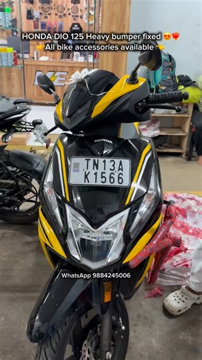46K views · 2.2K reactions | Honda dio heavy bumper fixed ❤️‍朗..!! . #pudupet_munavarelectrical #chennai #bike #instagram #dio #bumper #safty #tranding #diolover #reel . @pudupet_munavarelectricals @fiting_point WhatsApp 9884245006 | munavar electricals | Facebook